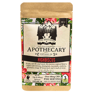 Hibiscus CBD Tea - The Brother's Apothecary at Modest Hemp Co.