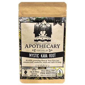 Mystic Kava Root CBD Tea from The Brother's Apothecary at Modest Hemp Co.