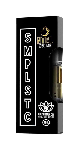 SMPLSTC CBD Vape Cartridge - NTRL 250mg for sale at Modest Hemp Co.