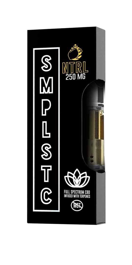 SMPLSTC CBD Vape Cartridge - NTRL 250mg for sale at Modest Hemp Co.