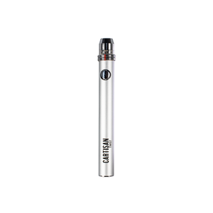 Cartisan | Ego Spinner Twist - 900mah Silver | for sale at Modest Hemp Co.