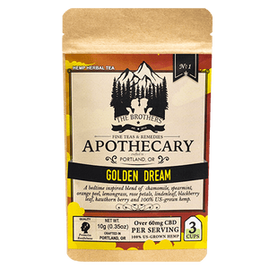 Golden Dream - CBD Tea - Brother's Apothecary at Modest Hemp Co.