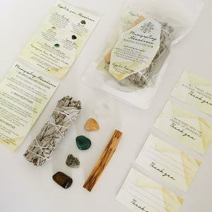 Manifesting Abundance Ritual Kit - Crystal Rising - for sale at Modest Hemp Co.